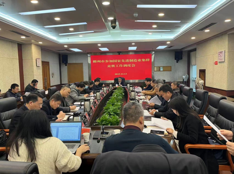 頂層設(shè)計，謀篇布局——我院助力郴州市申報創(chuàng)建國家戰(zhàn)略金屬新材料先進制造業(yè)集群